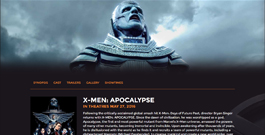 X-Men: Apocalypse movie site thumbnail