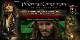 Pirates of the Caribbean movie site