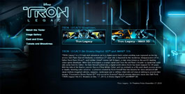 Tron Legacy movie site