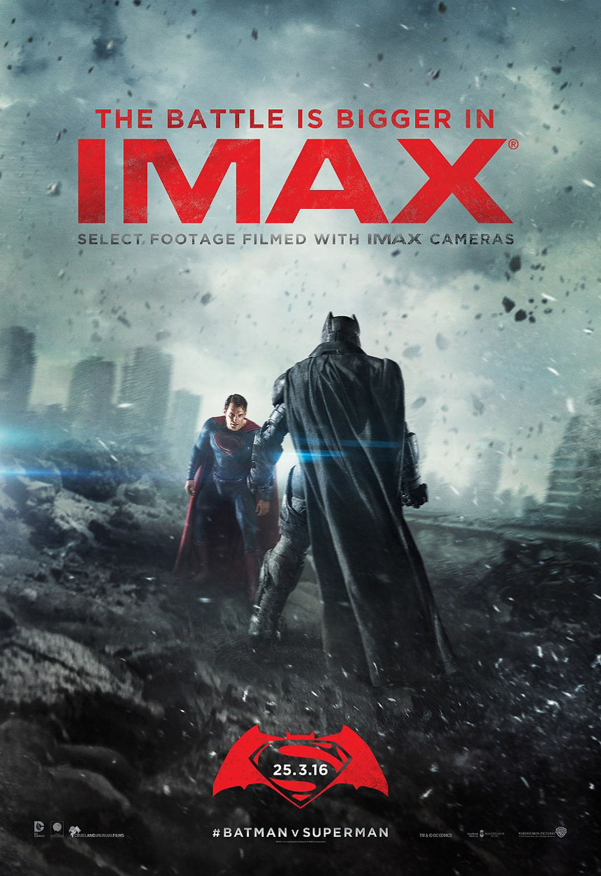 Batman v Superman Dawn of Justice An IMAX 3D Experience Coming