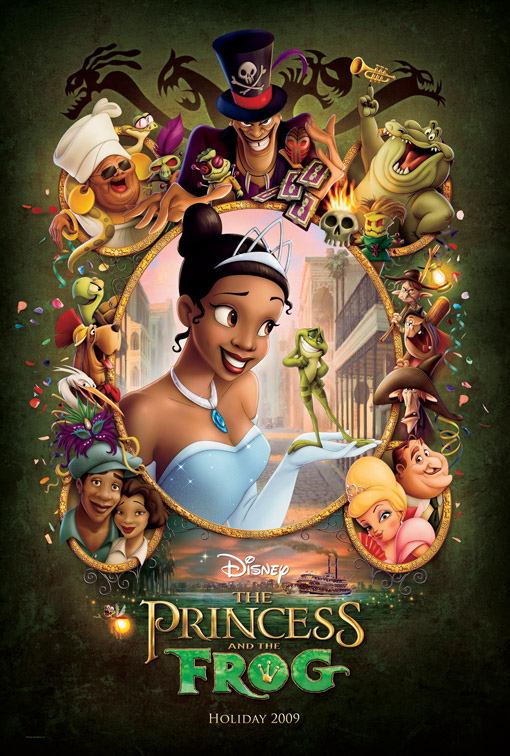 The Princess and the Frog official Movie Poster