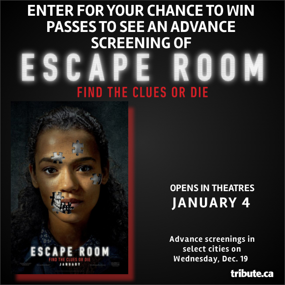 ESCAPE ROOM Advance Screening Pass contest Contests and Promotions Tribute.ca