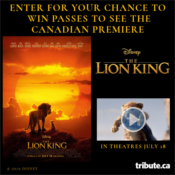 THE LION KING Toronto Canadian premiere contest Contests and