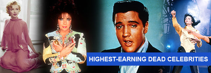 The Top Earning Celebrities, Dead and Alive