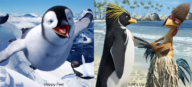 Happy Feet vs Surf’s Up « Celebrity Gossip and Movie News