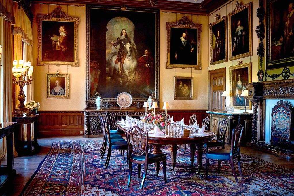 downton abbey dining room
