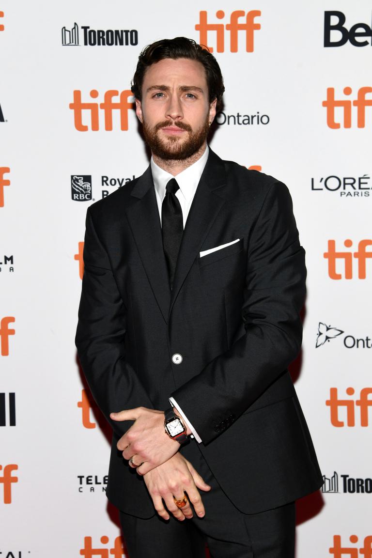 Aaron Taylor-Johnson poses on the carpet | Toronto International Film ...