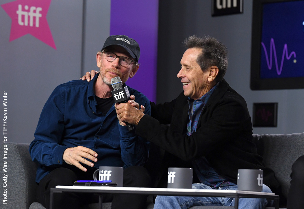 Two of the film's executive producers: Ron Howard and Brian Grazer ...